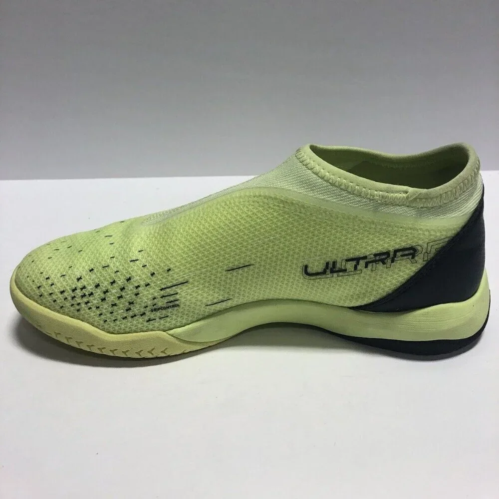 Puma Big Kids’ Ultra Match LL, Yellow Sneakers, Size 6C